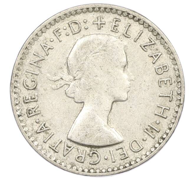 Монета 3 пенса 1956 года Австралия (Артикул: M2-81493) — Фото №2