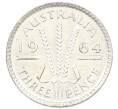 Монета 3 пенса 1964 года Австралия (Артикул: M2-81494) — Фото №1