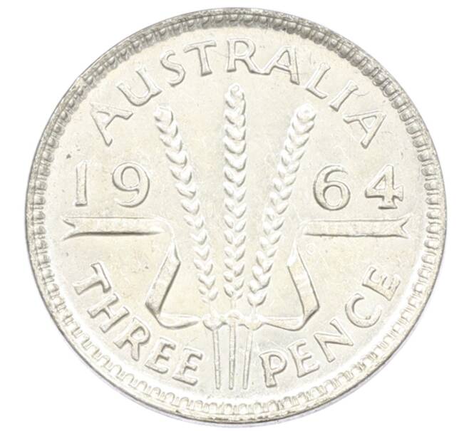 Монета 3 пенса 1964 года Австралия (Артикул: M2-81494) — Фото №1
