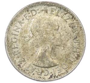 3 пенса 1960 года Австралия — Фото №2