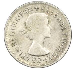 3 пенса 1960 года Австралия — Фото №2