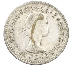 3 пенса 1957 года Австралия — Фото №2