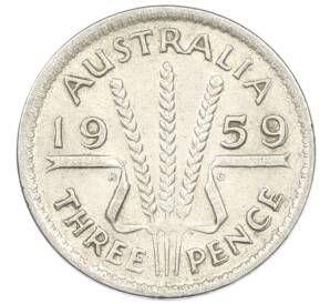 3 пенса 1959 года Австралия — Фото №1