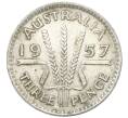 Монета 3 пенса 1957 года Австралия (Артикул: M2-81508) — Фото №1