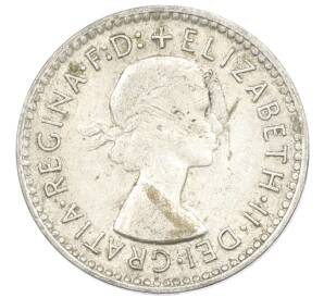 3 пенса 1957 года Австралия — Фото №2