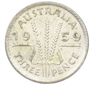 3 пенса 1959 года Австралия — Фото №1