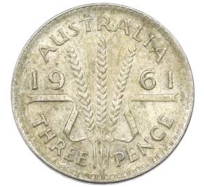 3 пенса 1961 года Австралия — Фото №1