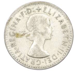 3 пенса 1959 года Австралия — Фото №2