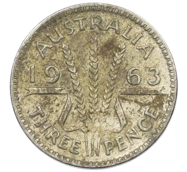 Монета 3 пенса 1963 года Австралия (Артикул: M2-81516) — Фото №1