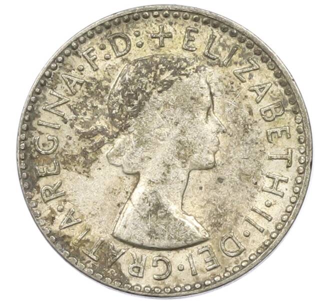 Монета 3 пенса 1963 года Австралия (Артикул: M2-81516) — Фото №2