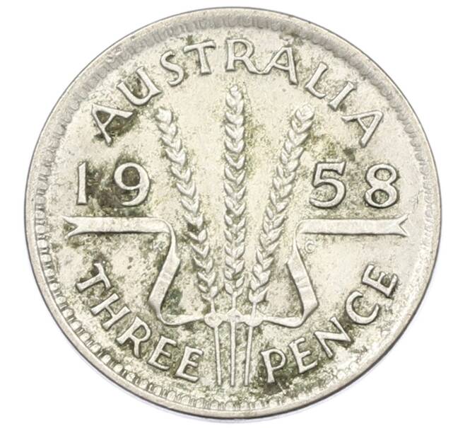 Монета 3 пенса 1958 года Австралия (Артикул: M2-81519) — Фото №1