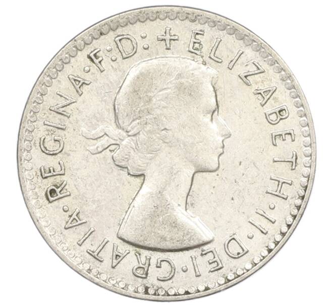 Монета 3 пенса 1958 года Австралия (Артикул: M2-81519) — Фото №2