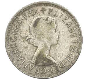 3 пенса 1957 года Австралия — Фото №2