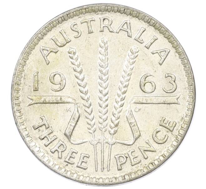Монета 3 пенса 1963 года Австралия (Артикул: M2-81522) — Фото №1