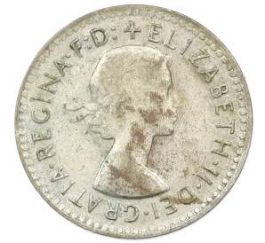 3 пенса 1956 года Австралия — Фото №2