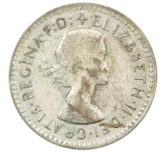 Монета 3 пенса 1956 года Австралия (Артикул: M2-81523) — Фото №2