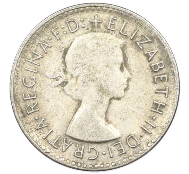 Монета 3 пенса 1960 года Австралия (Артикул: M2-81525) — Фото №2