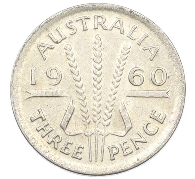 Монета 3 пенса 1960 года Австралия (Артикул: M2-81526) — Фото №1