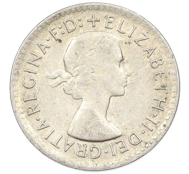 Монета 3 пенса 1960 года Австралия (Артикул: M2-81526) — Фото №2