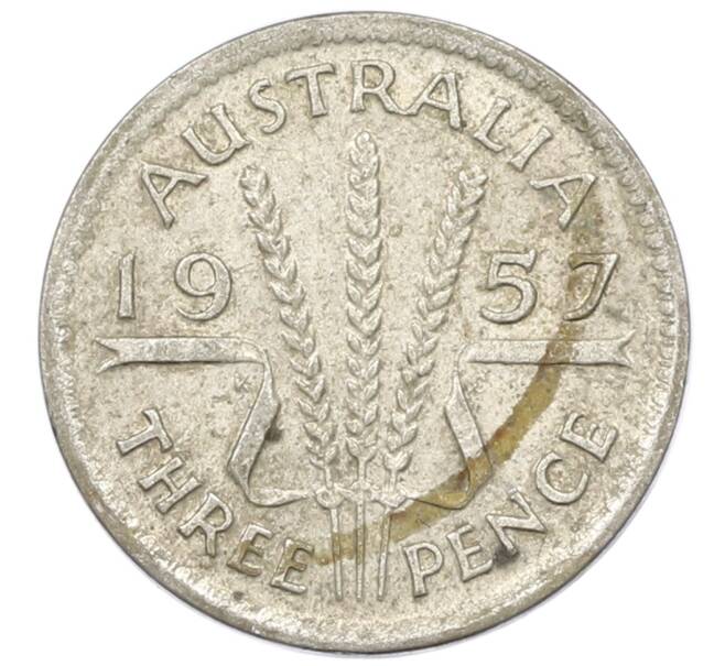 Монета 3 пенса 1957 года Австралия (Артикул: M2-81527) — Фото №1