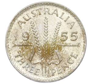 3 пенса 1955 года Австралия