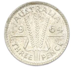 3 пенса 1964 года Австралия — Фото №1