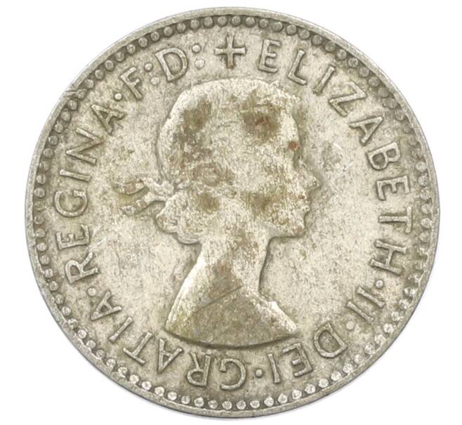 Монета 3 пенса 1955 года Австралия (Артикул: M2-81531) — Фото №2