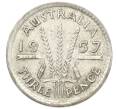 Монета 3 пенса 1957 года Австралия (Артикул: M2-81533) — Фото №1