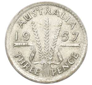 3 пенса 1957 года Австралия — Фото №1