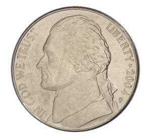 5 центов 2004 года P США «200 лет экспедиции Льюиса и Кларка — Приобретение Луизианы» — Фото №2