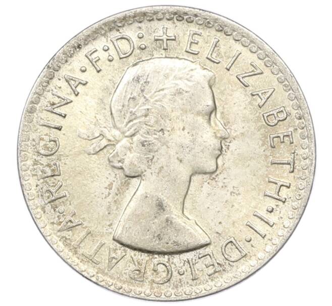 Монета 3 пенса 1963 года Австралия (Артикул: M2-81536) — Фото №2