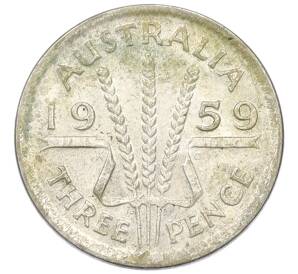 3 пенса 1959 года Австралия — Фото №1