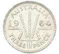 Монета 3 пенса 1964 года Австралия (Артикул: M2-81539) — Фото №1