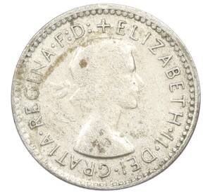 3 пенса 1957 года Австралия — Фото №2