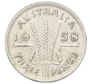 3 пенса 1958 года Австралия — Фото №1