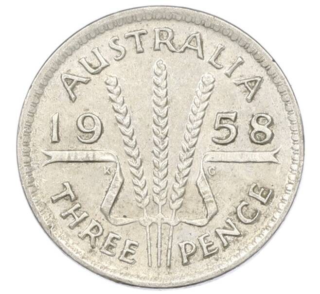 Монета 3 пенса 1958 года Австралия (Артикул: M2-81541) — Фото №1