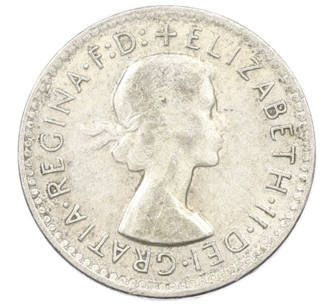 Монета 3 пенса 1958 года Австралия (Артикул: M2-81541) — Фото №2