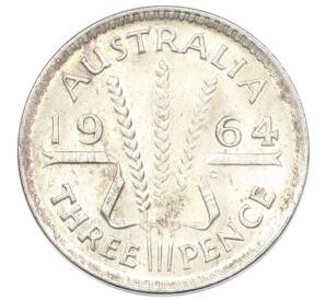 3 пенса 1964 года Австралия — Фото №1