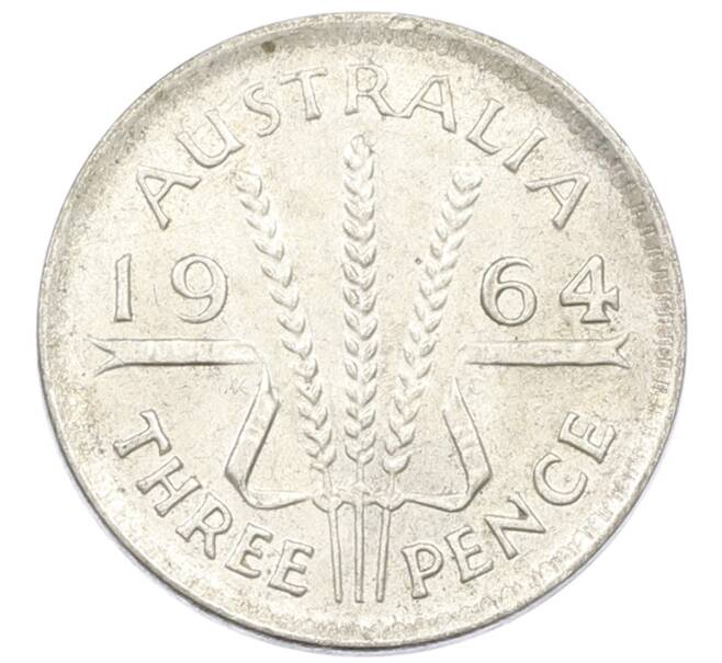 Монета 3 пенса 1964 года Австралия (Артикул: M2-81543) — Фото №1
