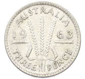 3 пенса 1963 года Австралия — Фото №1