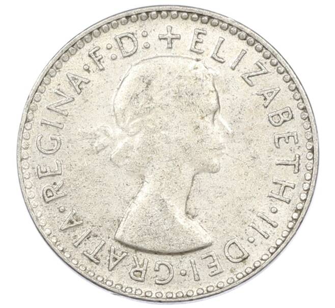 Монета 3 пенса 1963 года Австралия (Артикул: M2-81545) — Фото №2