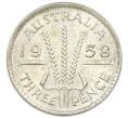 Монета 3 пенса 1958 года Австралия (Артикул: M2-81546) — Фото №1