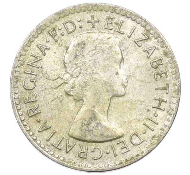 Монета 3 пенса 1958 года Австралия (Артикул: M2-81546) — Фото №2