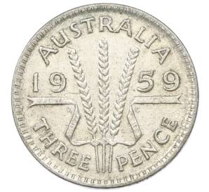 3 пенса 1959 года Австралия — Фото №1