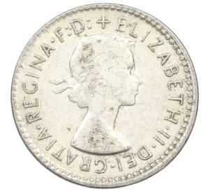 3 пенса 1959 года Австралия — Фото №2