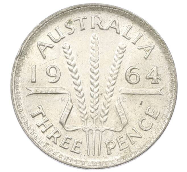 Монета 3 пенса 1964 года Австралия (Артикул: M2-81552) — Фото №1