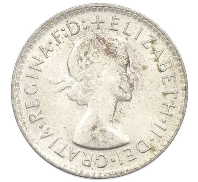 Монета 3 пенса 1964 года Австралия (Артикул: M2-81552) — Фото №2