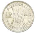Монета 3 пенса 1964 года Австралия (Артикул: M2-81557) — Фото №1
