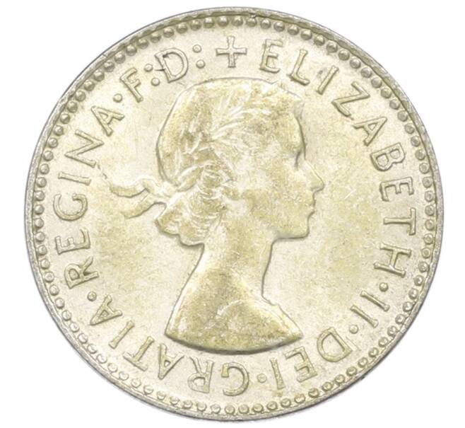 Монета 3 пенса 1964 года Австралия (Артикул: M2-81557) — Фото №2