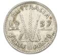 Монета 3 пенса 1957 года Австралия (Артикул: M2-81558) — Фото №1
